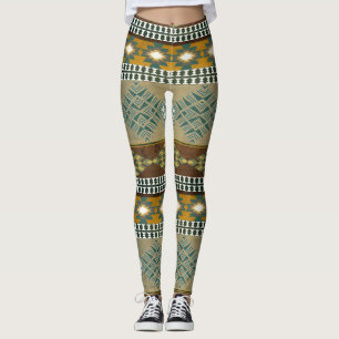 Legging Teste padrão tribal do sudoeste