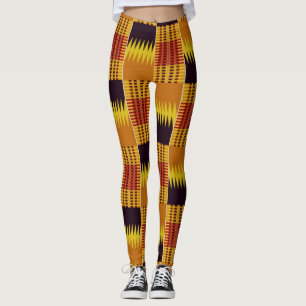 Legging Têxtil Cerimonial Africano do Kente