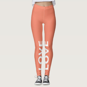 Legging Texto Clássico Monocromático de Amor