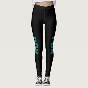 Legging Texto do Carpete do Aeroporto de Portland PDX