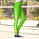 Legging Texto Personalizado da Bola Amarela legal de Leggi<br><div class="desc">As leggings perfeitas para os entusiastas de picleball. Leggings de alta qualidade com a palavra PICKLEBALL e uma bola amarela em cada lado. Divertido para jogos sociais casuais ou jogos de torneio - mude facilmente a cor de fundo para corresponder às cores do seu clube/equipe. Basta clicar em personalizar e...</div>