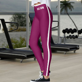 Legging Texto Personalizado Gata Mãe Rica Amora Branca Lis