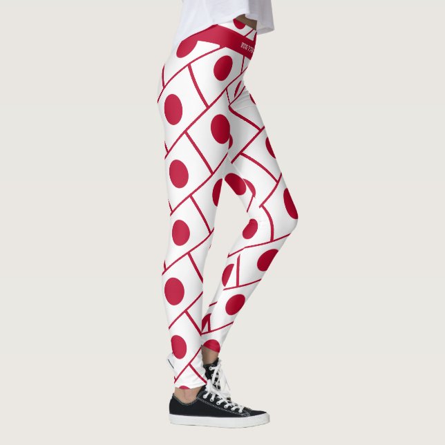 Legging Texto Personalizado JAPÃO EXECUTE SEU PRÓPRIO Sina (Direita)