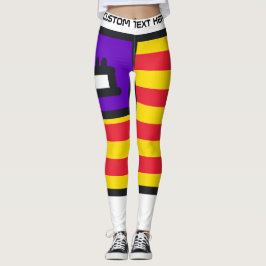 Legging Texto Personalizado Torcedor de Futebol Espanha