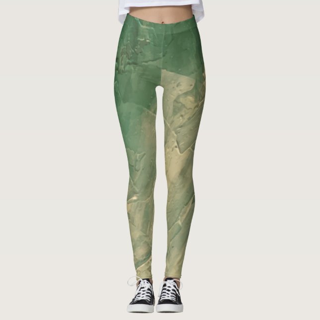 Legging Textura16 de la obra Nuit "filtro dramático cálido (Frente)