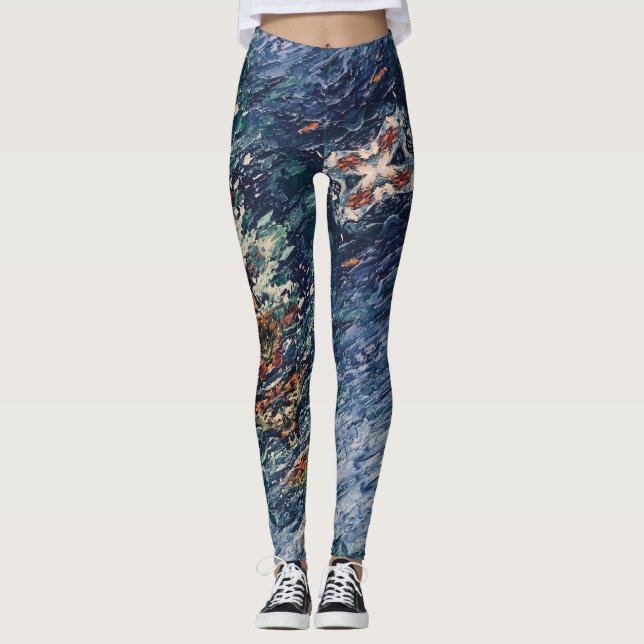 Legging Textura #12 de obra Amanecer (Frente)