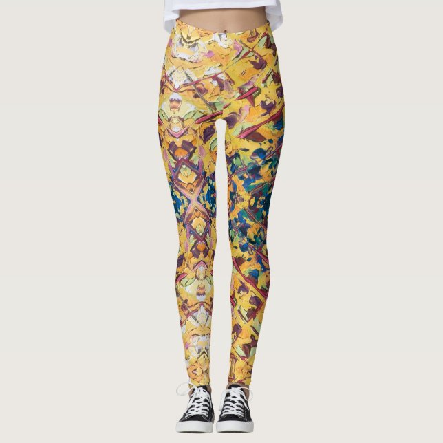 Legging Textura #2 de la obra Piña. SERIE (Frente)