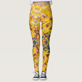 Legging Textura #4 de la obra Piña. SERIE