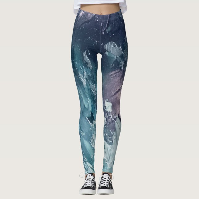 Legging Textura #54 de la obra Nuit (Frente)