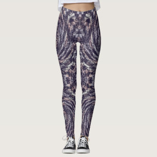 Legging Textura abstrata do redemoinho