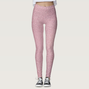 Legging Textura brilhante cor-de-rosa