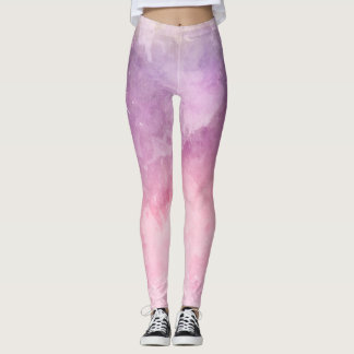 Legging Textura cor-de-rosa da aguarela