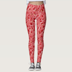 Legging Textura da Polpa da Melancia