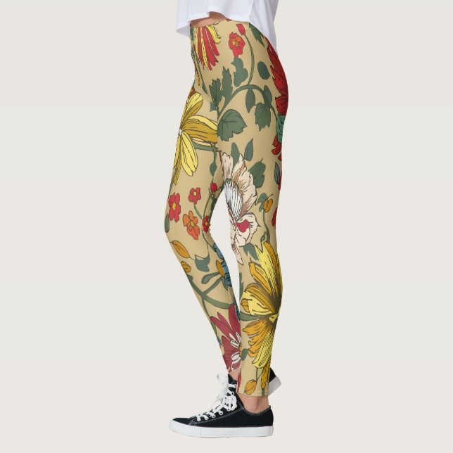 Legging Textura das flores (Esquerda)