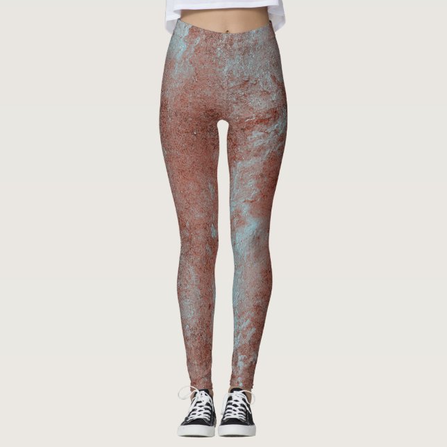 Legging textura de abstrato (Frente)