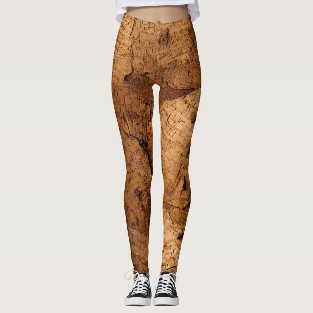 Legging Textura de Cork Autêntica (Frente)