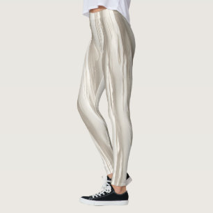 Legging Textura de marfim abstrato