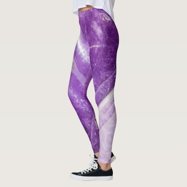 Legging Textura de pedras de semicarprecioso (Esquerda)