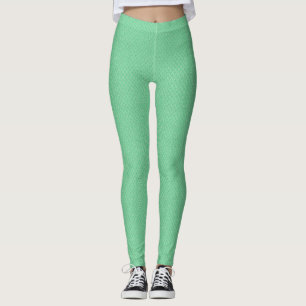 Legging Textura de pele de Cobra verde-claro