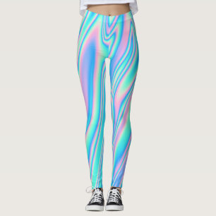 Legging Textura holográfica feminina e moderna