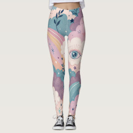 Legging Textura Surreal de Sonho – Etérea Sem Costura