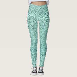 Legging Textura verde em betão Primavera de Pastel