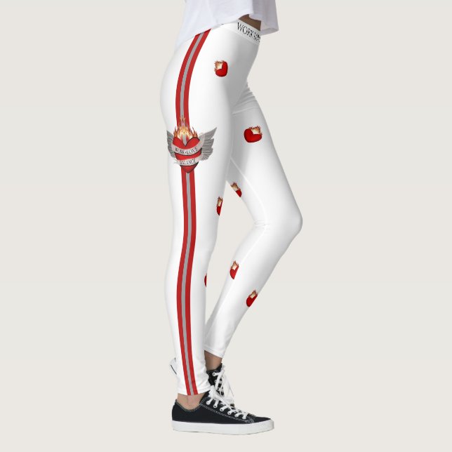 Legging The WORK LOVE BALANCE Passion Heart and Flame (Direita)