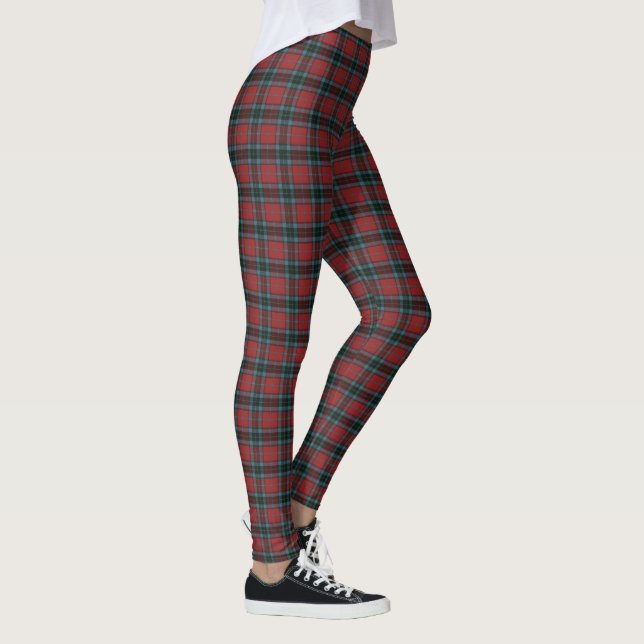 Legging Thompson Red Modern Original Scottish Tartan (Direita)