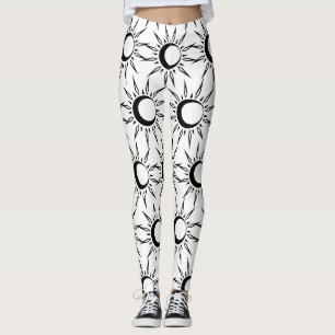 Legging Thunder_Cove da Lua do Crescente Sol Brilhante