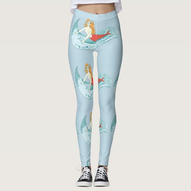 Legging Thunder_Cove da Sereia de Onda (Frente)