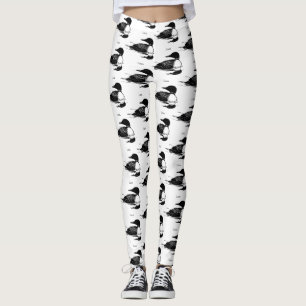 Legging Thunder_Cove de Arte de Aves Nadadas de Lon