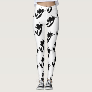 Legging Thunder_Cove de Silhueta Preta de Sereia