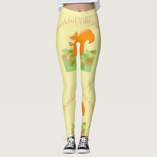 Legging Thunder_Cove do Esquilo das Vibes Agradecido (Frente)