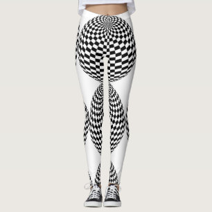 Legging Thunder_Cove Globo Verificado Preto/Branco
