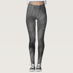 Legging Tie Dye da Cinza Negra
