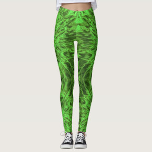 LEGGING TIE DYE GREEN