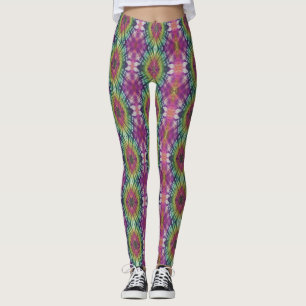 Legging Tie Dye Spiral Rosa
