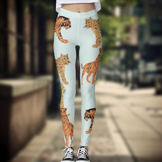 Legging Tiger, Cheetah E Leopardo (Criador carregado)