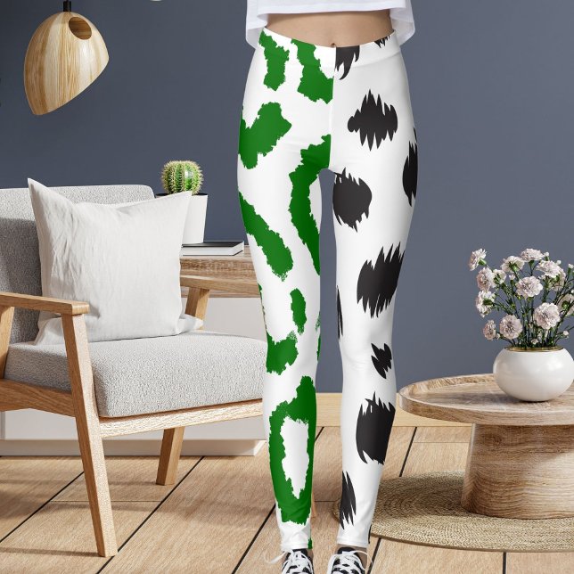 Legging Tiger Loepard Big Cat Patternos Impressão Animal (Criador carregado)
