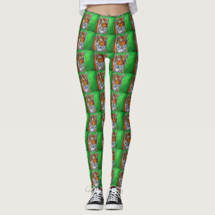 Legging Tiger Painting