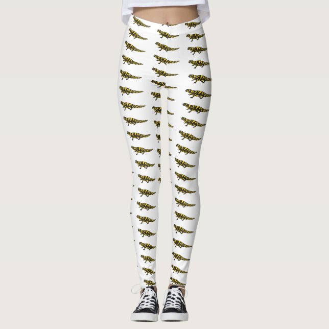 Legging Tiger salamander cartoon (Frente)