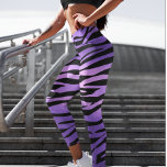 Legging Tiger Stripes Animal Fur Metallic<br><div class="desc">This design may be personalized by choosing the customize option to add text or make other changes. If this product has the option to transfer the design to another item, please make sure to adjust the design to fit if needed. Contact me at colorflowcreations@gmail.com if you wish to have this...</div>