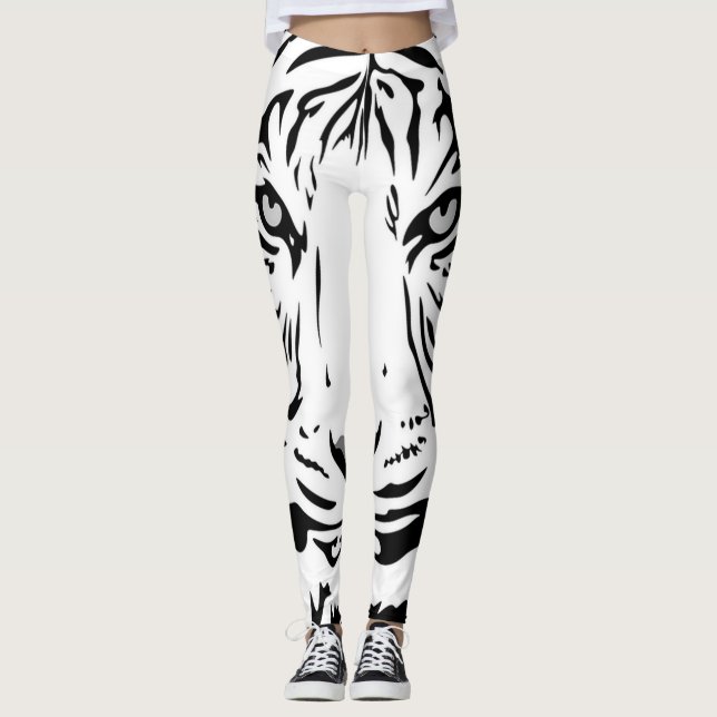 Legging Tigre Branco (Frente)