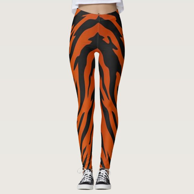 Legging Tigre-Selva - Impressão Animal (Frente)