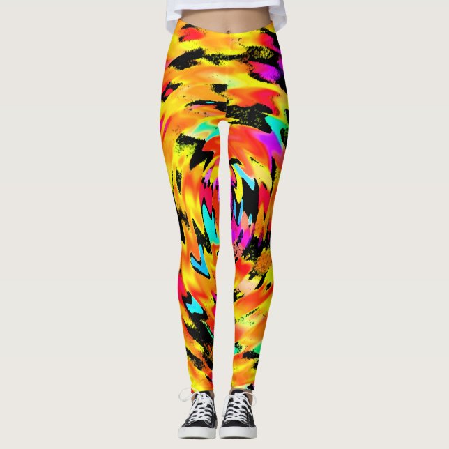 Legging Tigress Abstrato (Frente)