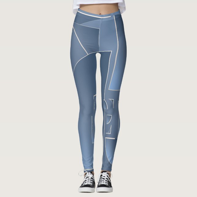 Legging tijolo de bluestone quebrado (Frente)