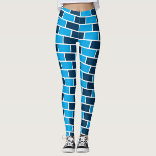 Legging Tijolos azuis
