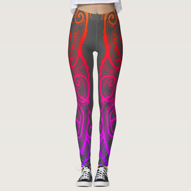 Legging Tiki Mask (Frente)