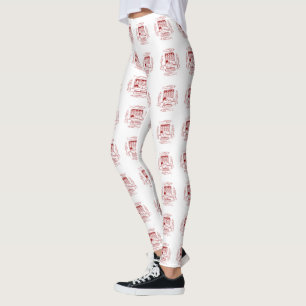 Legging Tin de sardinha pop art
