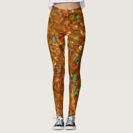 Legging Tinsel de Natal Multicolorido
